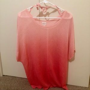 Chico’s | Ombré size two pink top